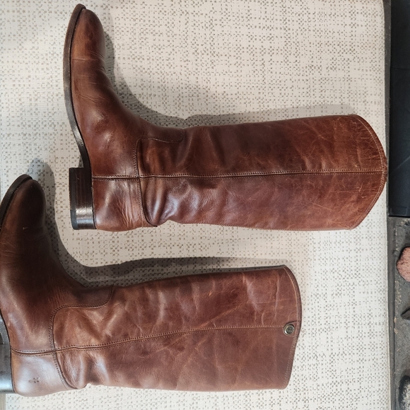 Frye Melissa Button 2 | Cognac | Sz. 9 - Picture 4 of 5